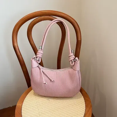 YOUNG LADY LUXURY PLEATED BAGS